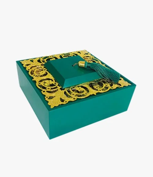 Oriental Shine - Turquoise Assorted Sweets Gift Box