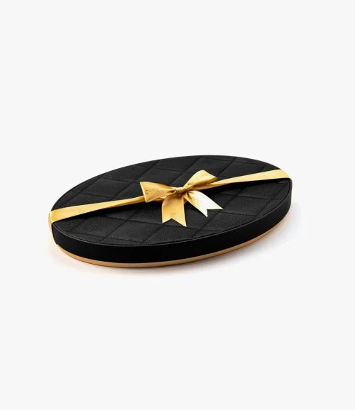 Oval Black Luxury Box By Bostani  - Small