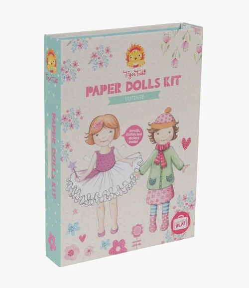 Paper Doll Kit - Vintage By Tiger Tribe