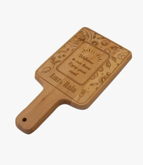 Personalised Wooden Saver Plate