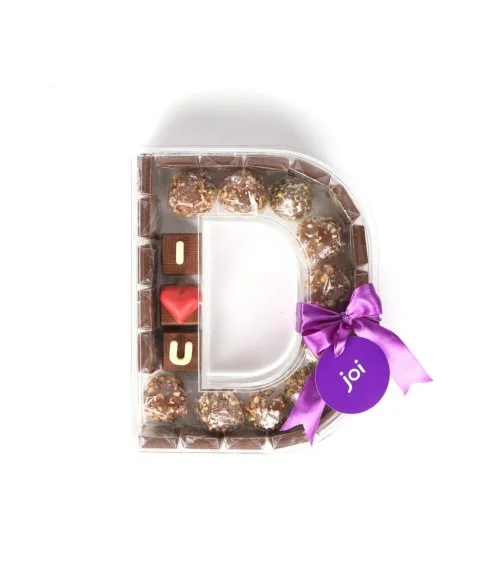 Personalized Acrylic Letter Chocolate Collection by NJD