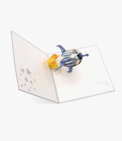 Rocket - 3D Pop up Card By Abra Cards