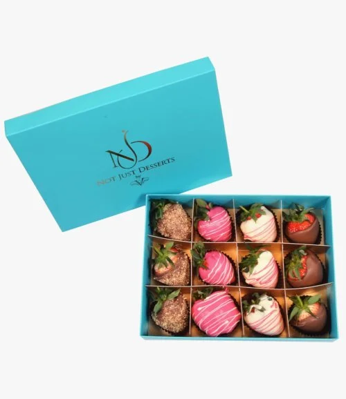Chocolate-covered Strawberry Box (12 pcs) by NJD