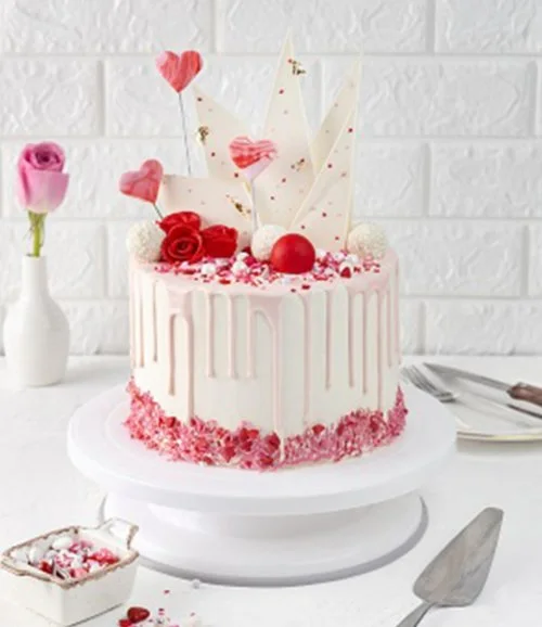 Pink Hearts Cake By Cake Social