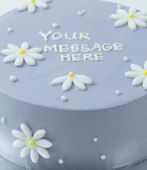 Purple Daisy Cake by Cake Social