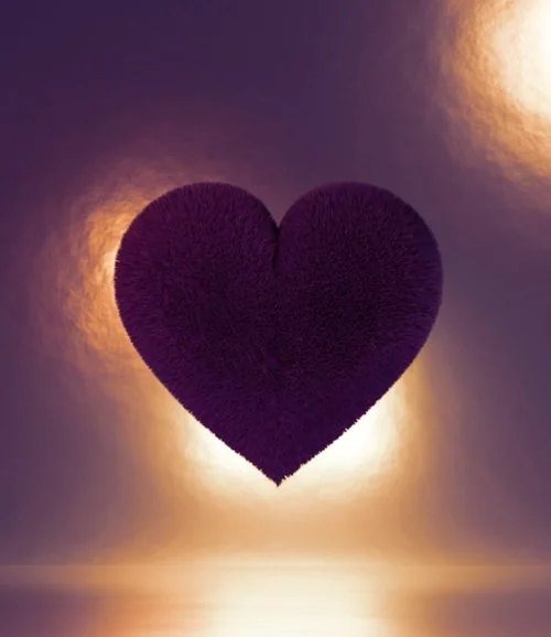 Purple Heart Eclipse Metahearts Limited Edition NFT By Noonie
