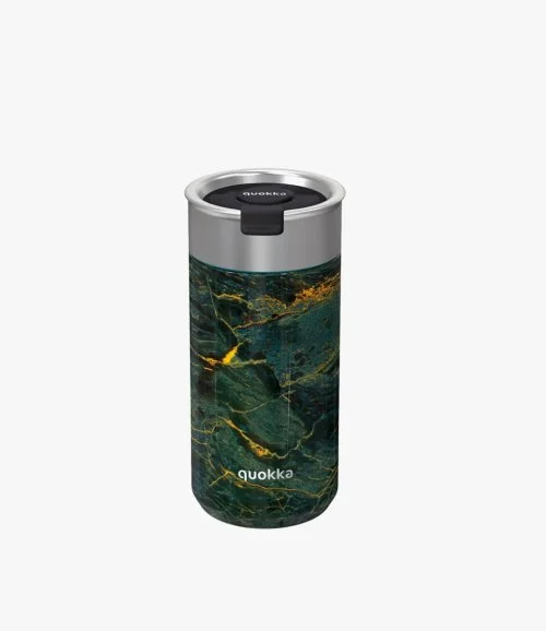 Quokka Thermal Stainless Steel Coffee/Tea Tumbler With Infuser Greenstone 400 Ml