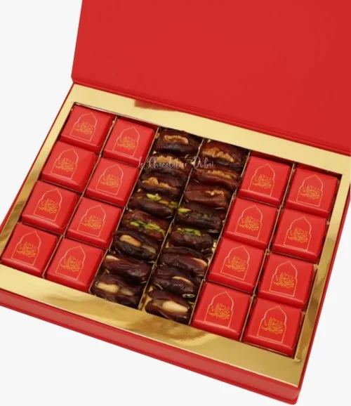 Ramadan Luxury Chocolate Dates Box 280g by Le Chocolatier Dubai