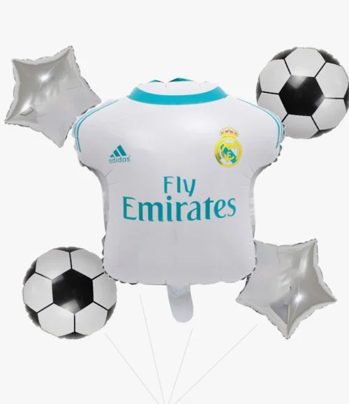roterend lager Cirkel Real Madrid Foil Balloon Collection in Jeddah | Joi Gifts