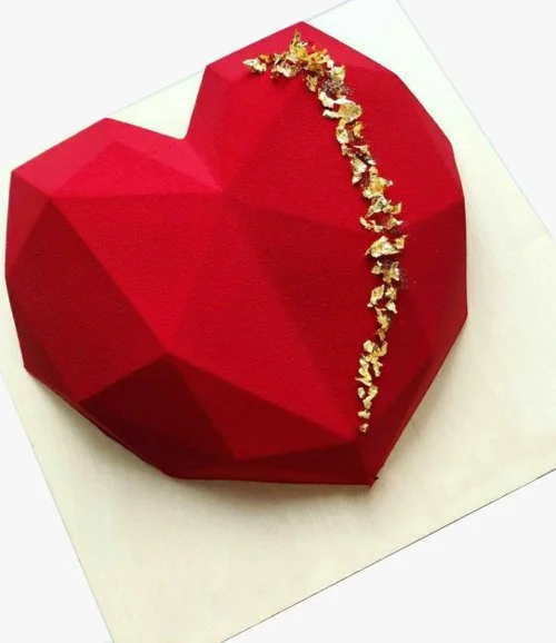 Red Breakable Chocolate Heart