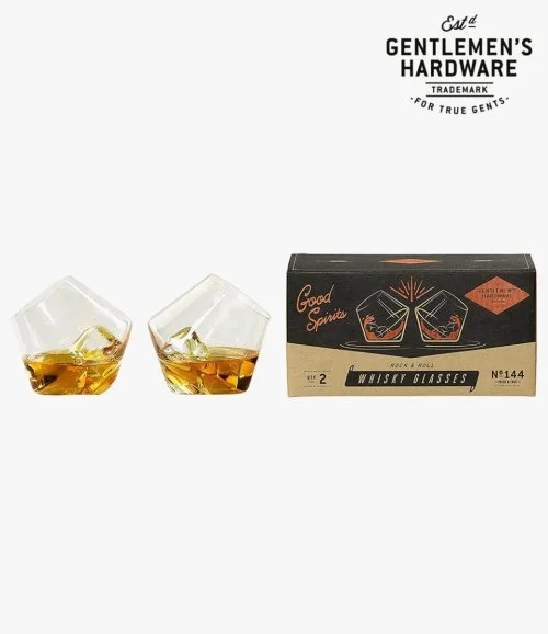 Rocking Beverage Glasses x2 By Gentlemen's Hardware