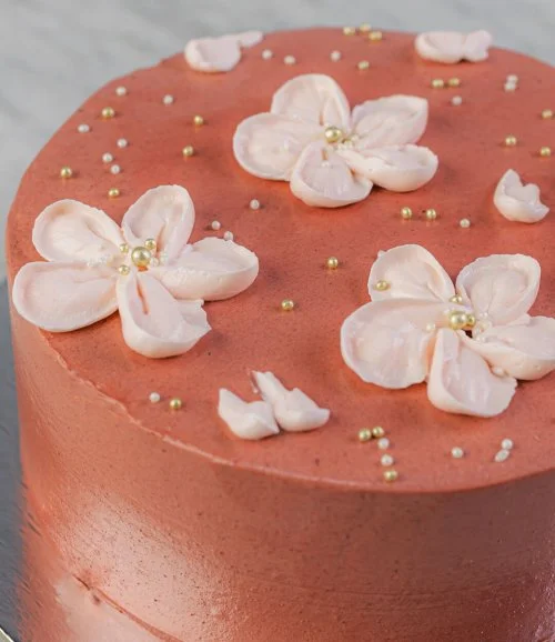 Rose Pink Poppy Cute Cake By Joi Gifts