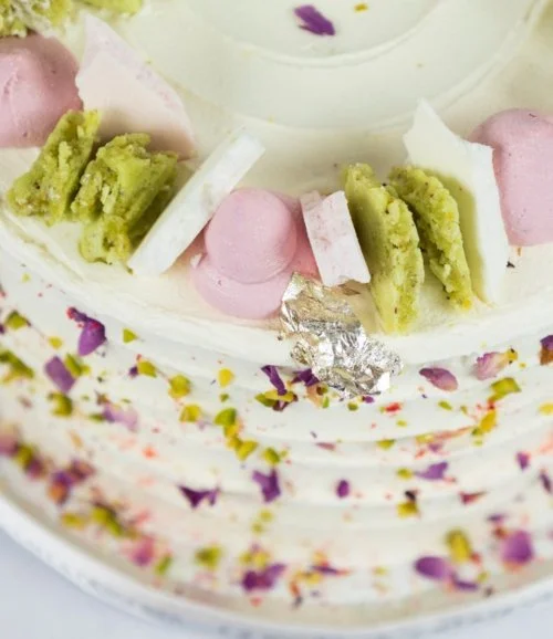 Rose Pistachio Cake by Gossip Café 