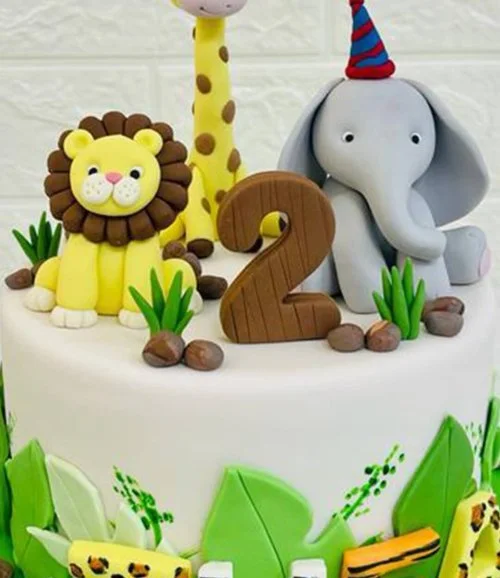 Safari Theme Cake by Celebrating Life Bakery