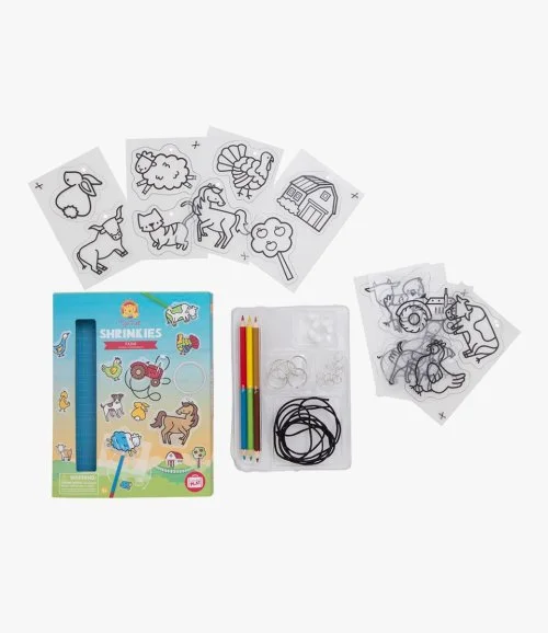 Shrinkies - Farm - Make Your Own Keyrings by Tiger Tribe