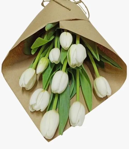 Simple & Splendid Tulip Arrangement