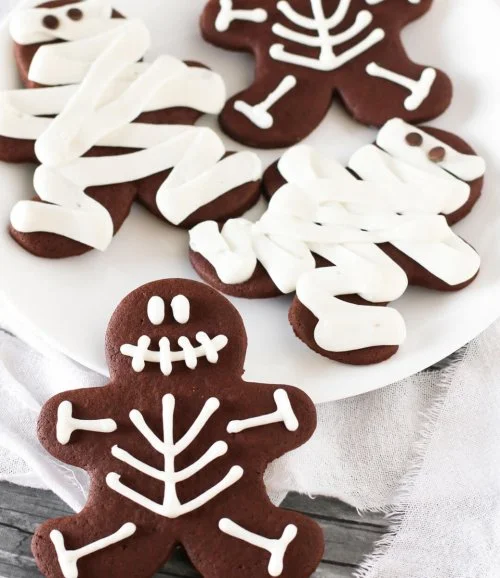 Skeleton & Mummies cookies