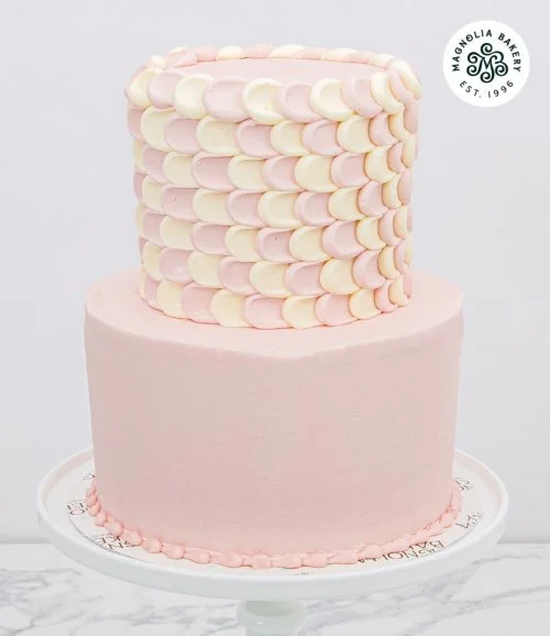 Swipe Pearl Two Tier Cake by Magnolia
