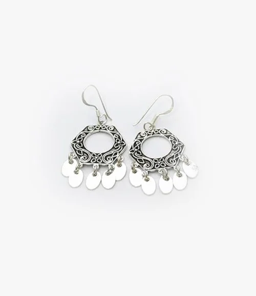 Oriental Silver Earrings by B Star