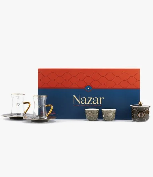 Tea Set - Nazar - Black