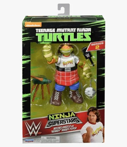 Michelangelo As Rowdy Roddy Action Figure