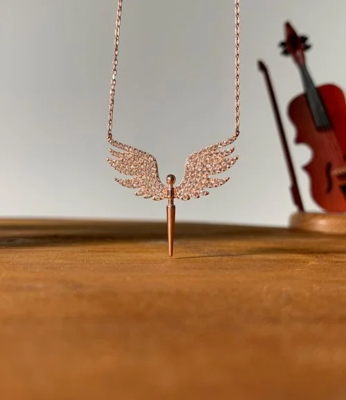 The Angel Necklace-White