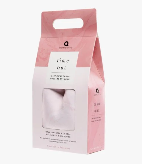 Time Out Rose Body Wrap - Infused With Rose Fragrance By Aroma Home