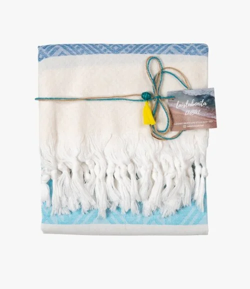Turkish Peshtemal Beach Towels - Valensole Blue By Laislabonita