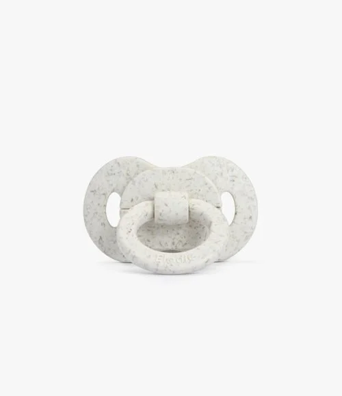 Vanilla White Bamboo Natural Rubber Pacifier (0-6 months)  by Elli Junior