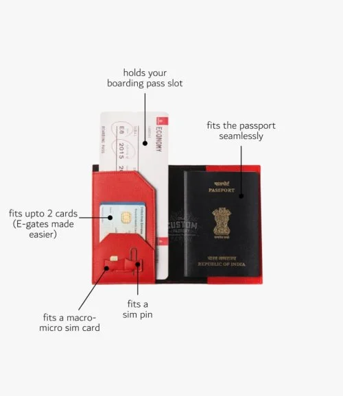 Wanderlust Customized Passport Cover by Custom Factory