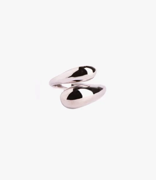 Water Drop Silver Ring