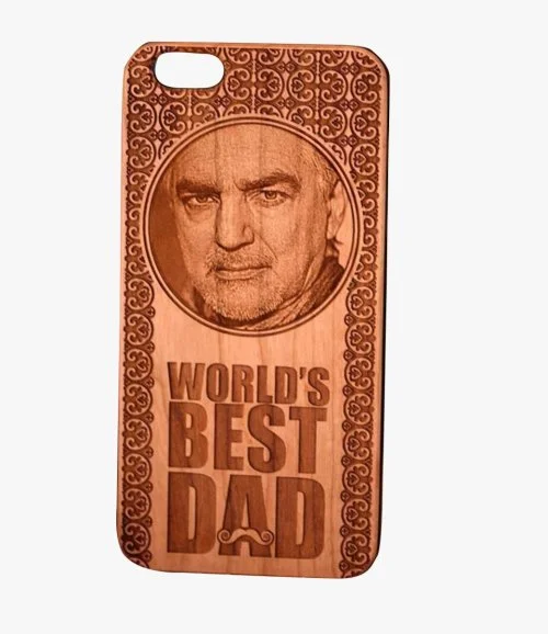 World's best Dad Wooden Mobile Case by Laser Gallery