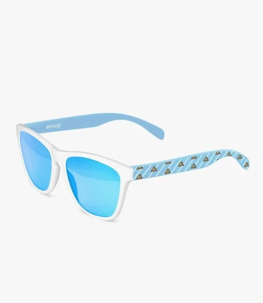 Baby Blue Poop Ice Blue Sunglasses by emoji® 