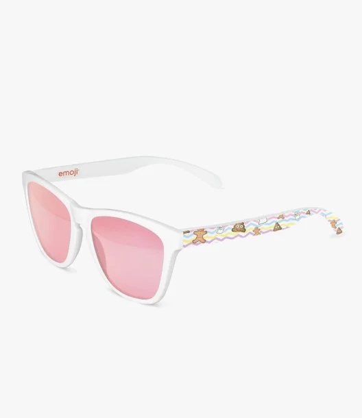 Bright White Poop Pink Sunglasses by emoji® 