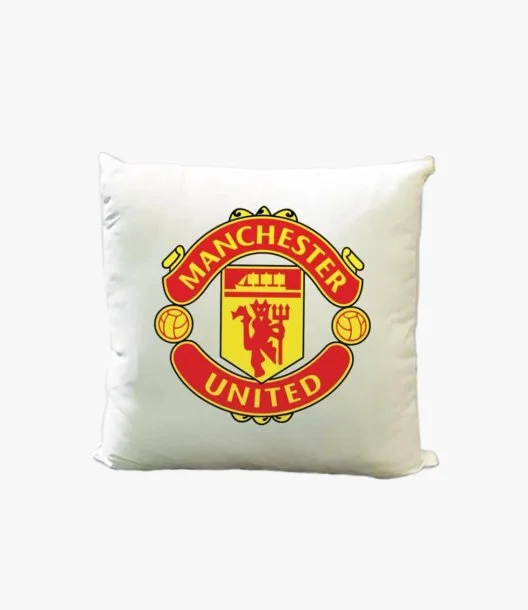 White Manchester United Pillow Case