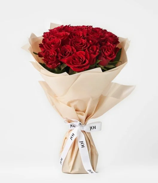 25 Red Roses Hand Bouquet