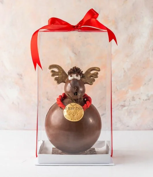  3D Belgian Milk Chocolate Reindeer by NJD