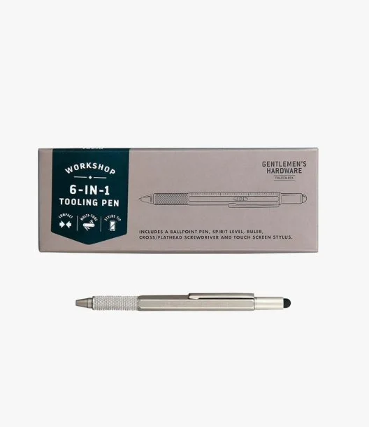 قلم أدوات 6-في-1 من جنتلمين هاردوير
