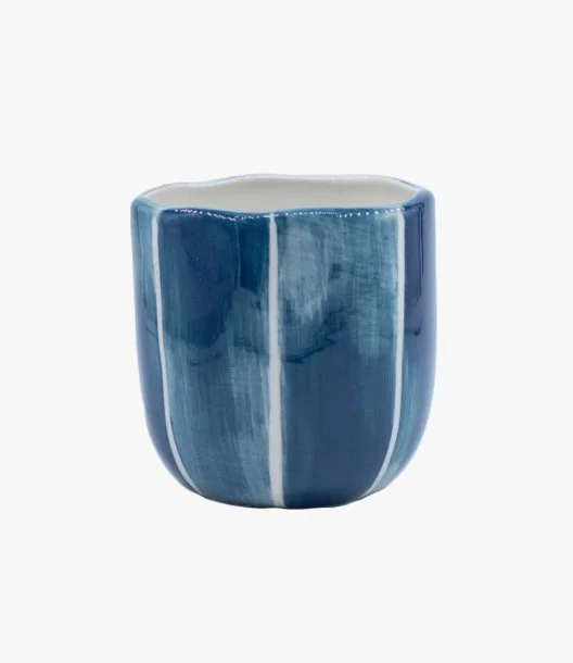  Otta Cup Hand Painted Blue and White 