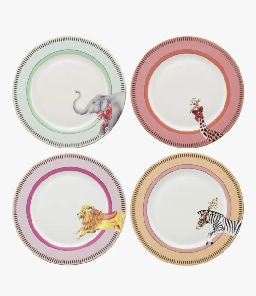 Animal Side Plates by Yvonne Ellen - Set of 4