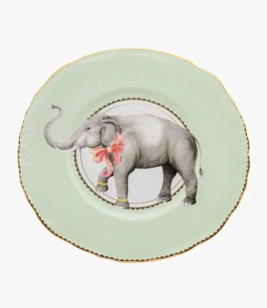 Elephant Sandwich Plate by Yvonne Ellen