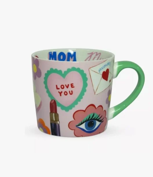 Mothers Day Love You Mug by Eleanor Bowmer