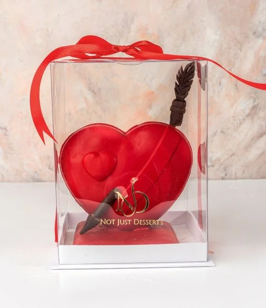 Struck by Cupid Chocolate Heart by NJD