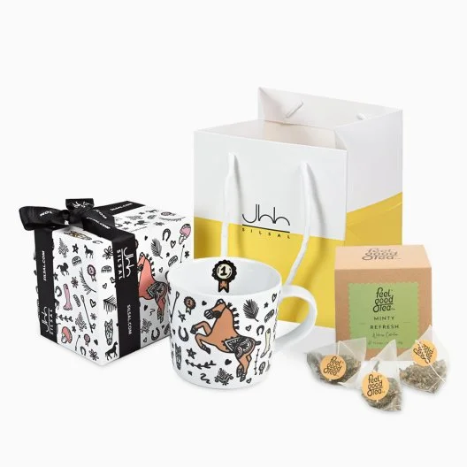 Al Kail Minty Refresh Tea Gift Set by Silsal