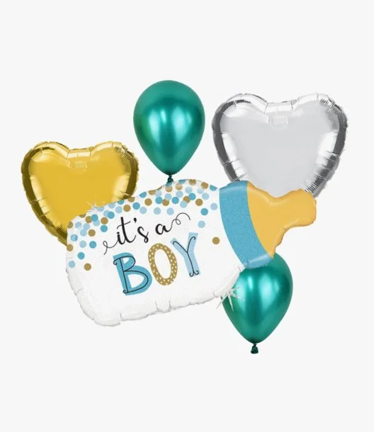 Baby Boy Giant Balloon Bouquet