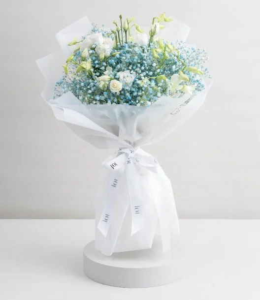 Blue Breeze Hand Bouquet