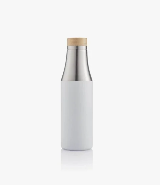 زجاجة مياه عازلة من مجموعة بريدا تشينج باللون الأبيض من جاساني