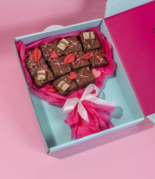 Brownie Bouquet Valentines by Oh Fudge