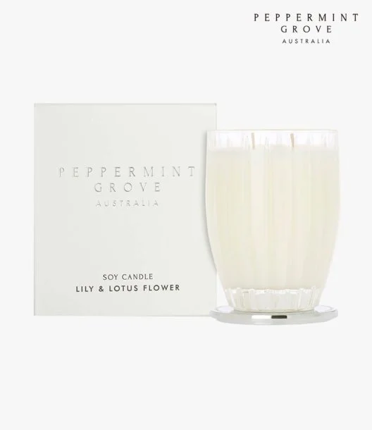 Lily and Lotus Flower 60g Candle