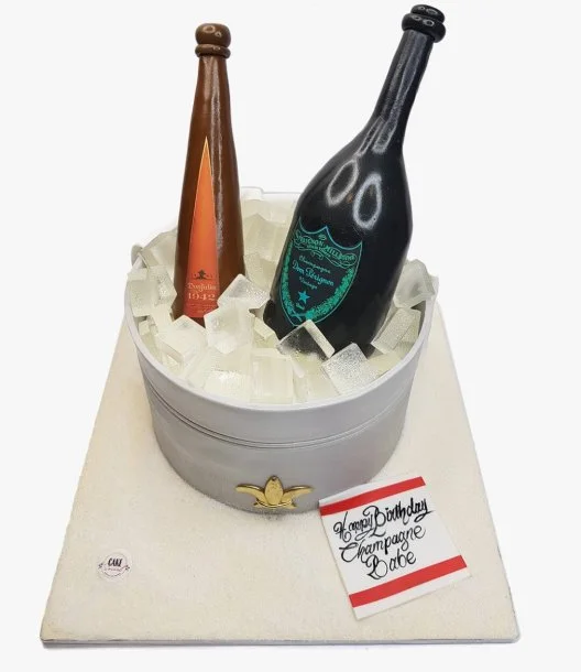 Champagne Bucket Cake By Cake Social